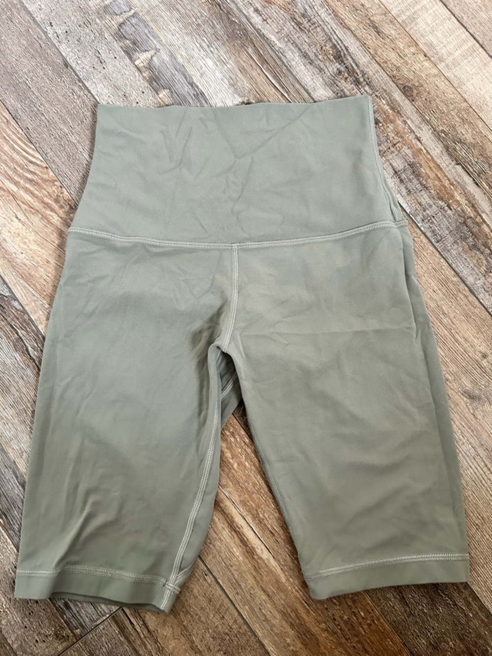lululemon athletica High-Rise align Olive Bike Shorts